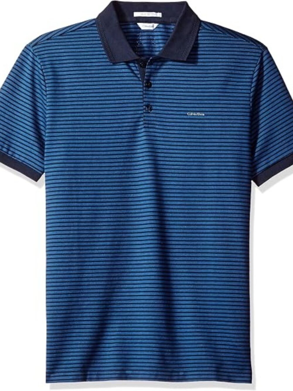 NWOT Calvin Klein Liquid Cotton Polo Shirt for Men- 100% Cotton